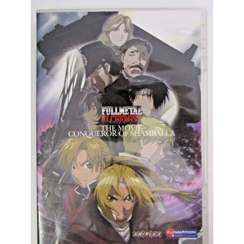 Fullmetal Alchemist: The Movie - Conqueror of Shamballa DVD 2009 Anime Action